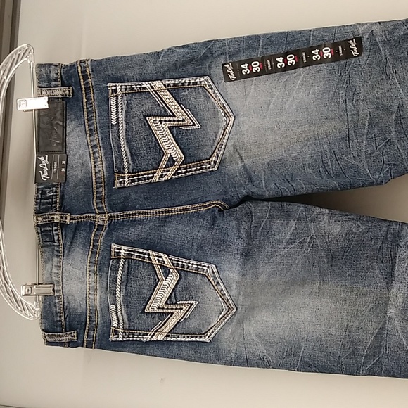 TrueLuck Jeans 34x30 nwt - Picture 5 of 11